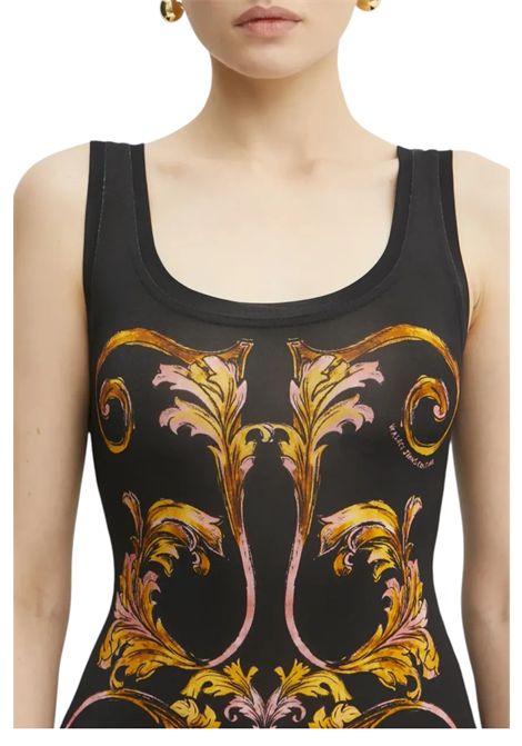 Abito midi a sottoveste Outline Barocco VERSACE JEANS COUTURE | Abiti | 78HAO9P6 JS473G89